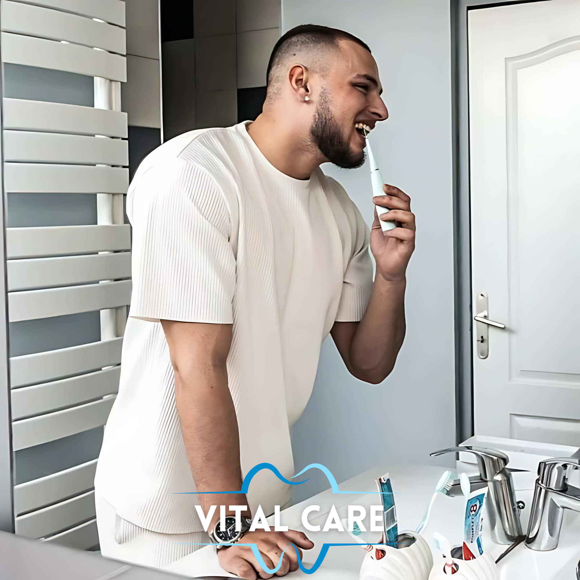 VITAL CARE | Kit dentaire ultime 2 en 1 : Blanchiment et nettoyage efficaces