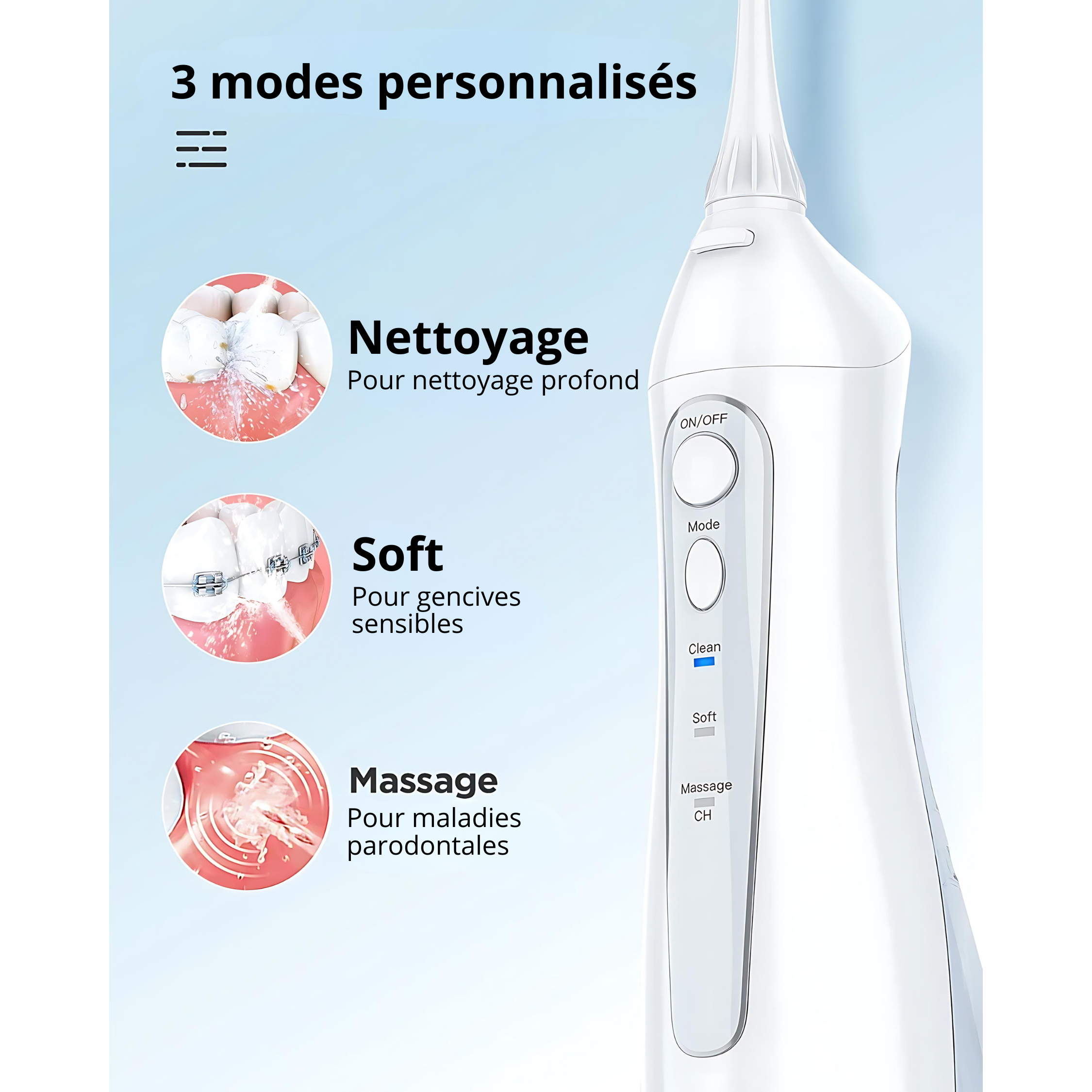 VITAL CARE | Jet dentaire : Un blanchiment et un nettoyage efficaces
