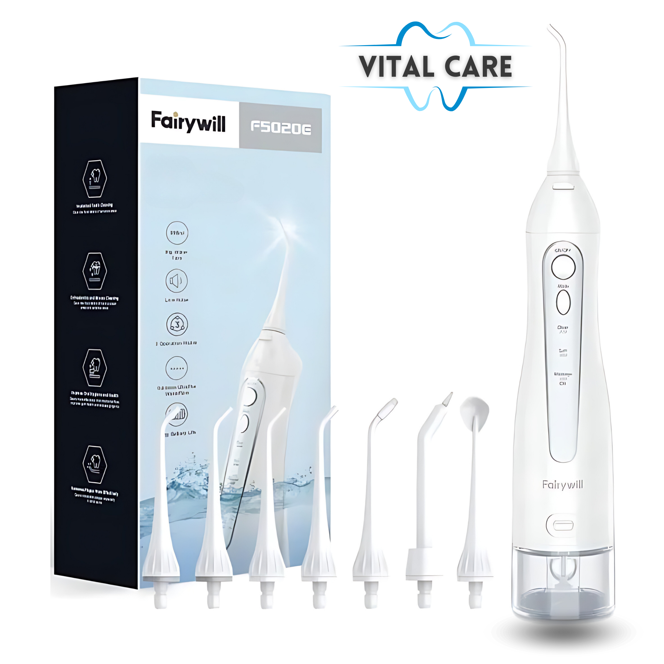 VITAL CARE | Jet dentaire : Un blanchiment et un nettoyage efficaces