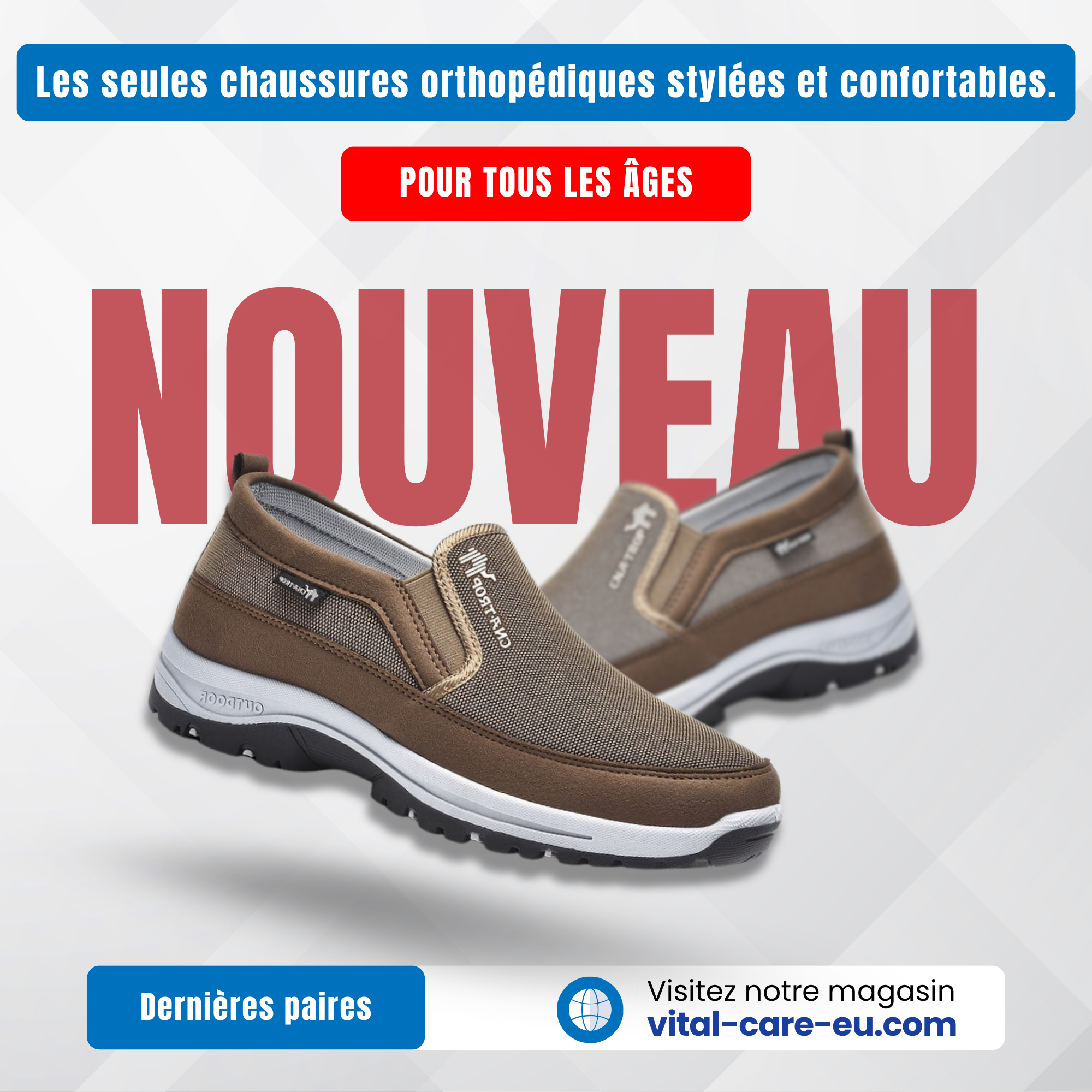 VITAL CARE | Chaussures orthopédiques pour un confort quotidien