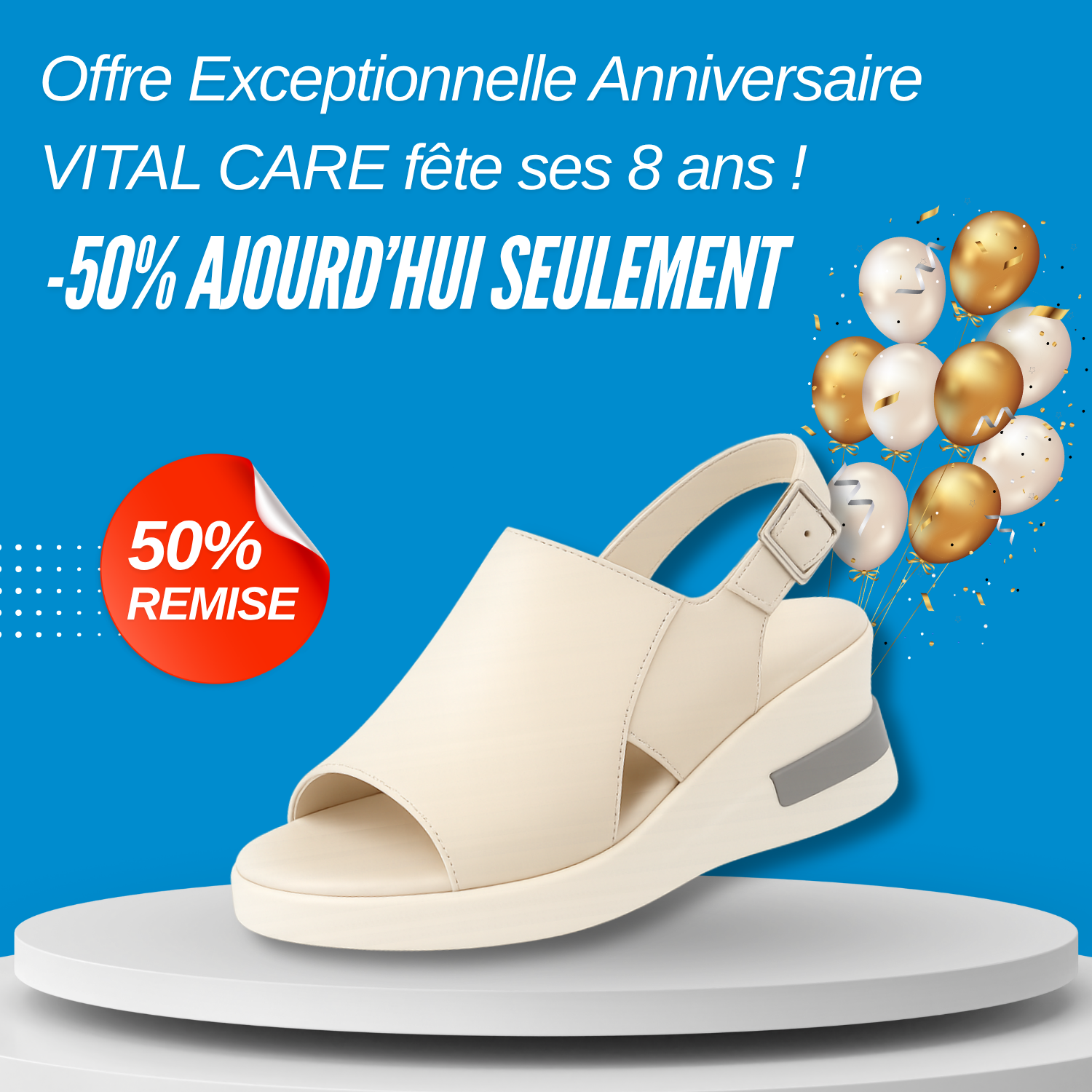 VITAL CARE - Harmonie | Sandales orthopédiques pour un confort quotidien