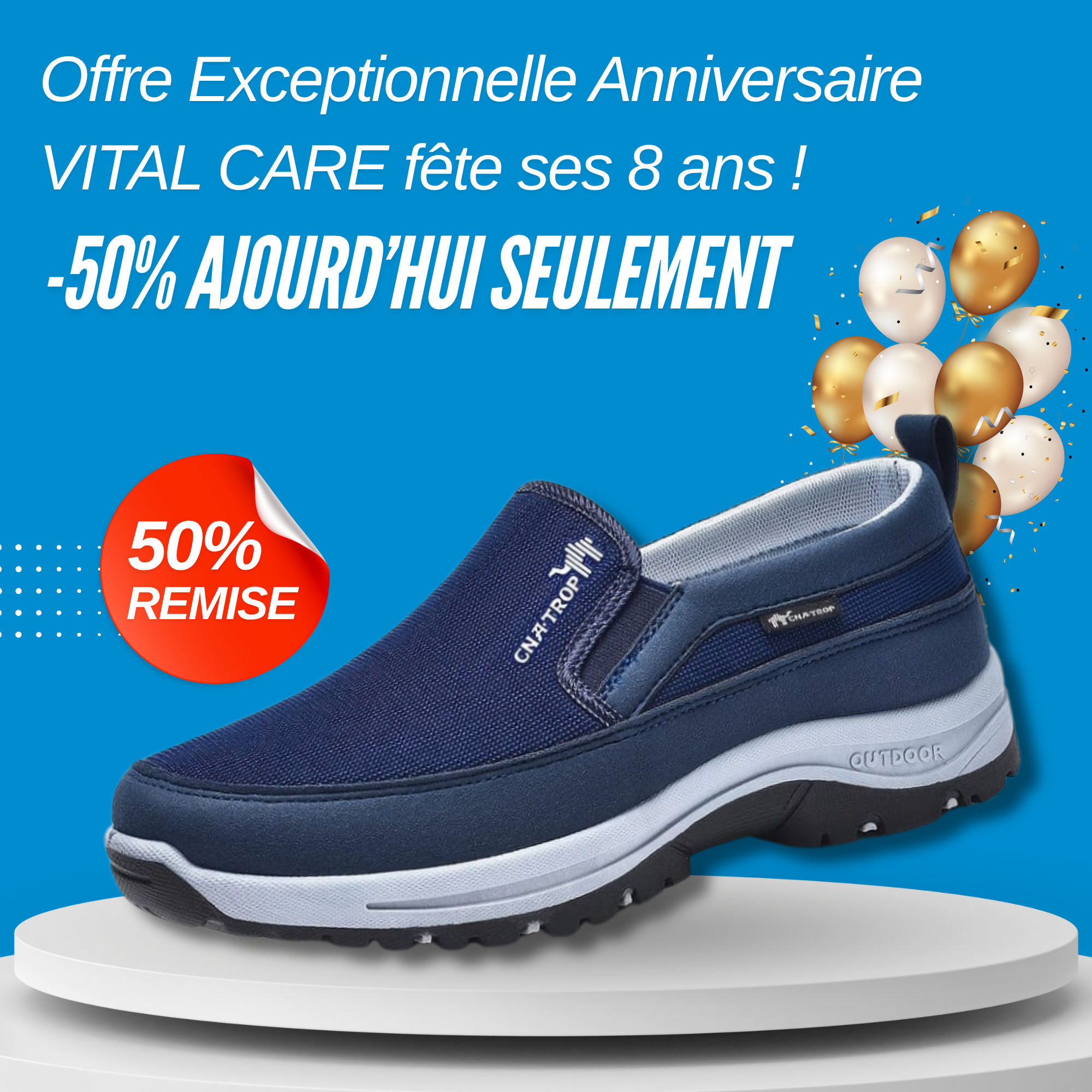 VITAL CARE | Chaussures orthopédiques pour un confort quotidien