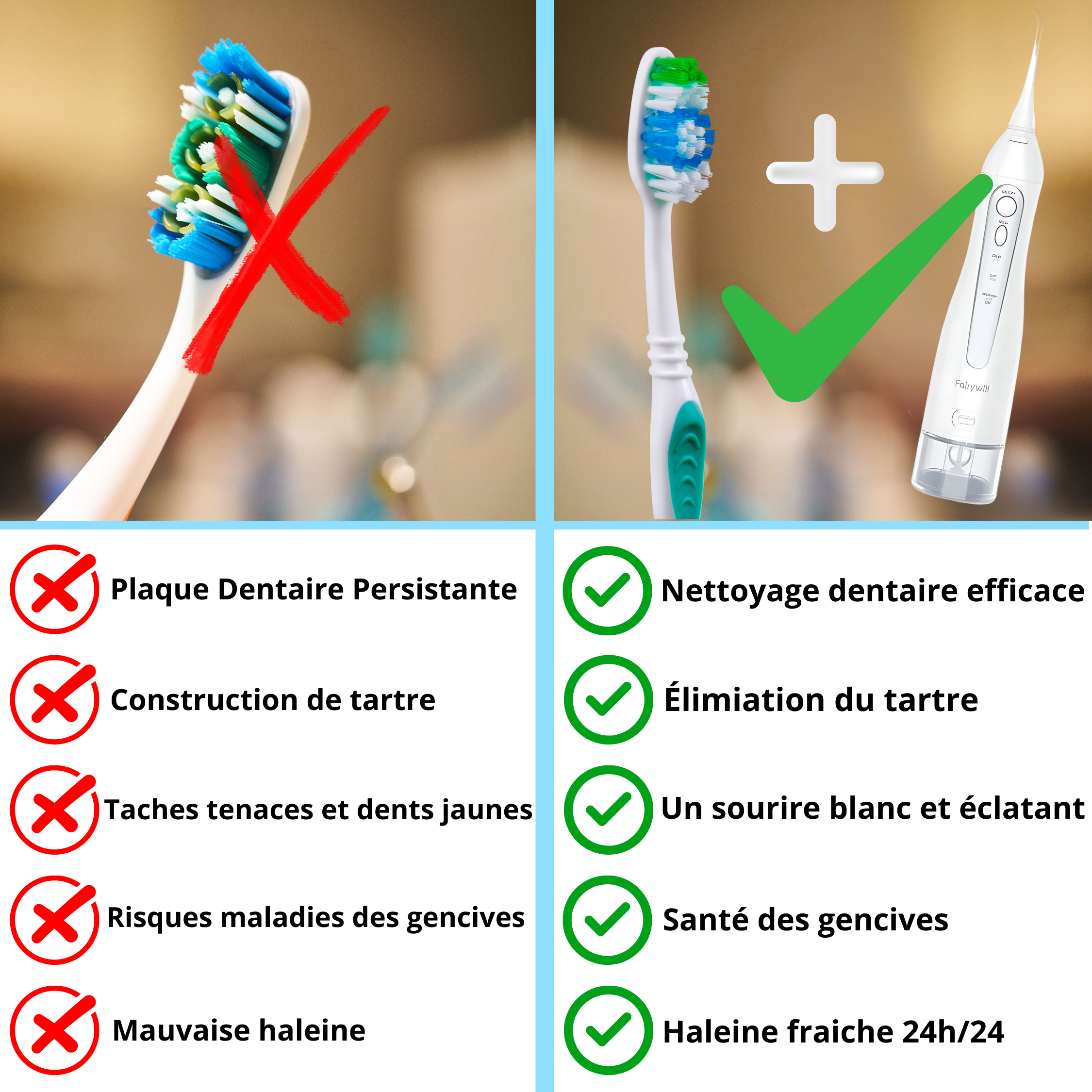VITAL CARE | Jet dentaire : Un blanchiment et un nettoyage efficaces