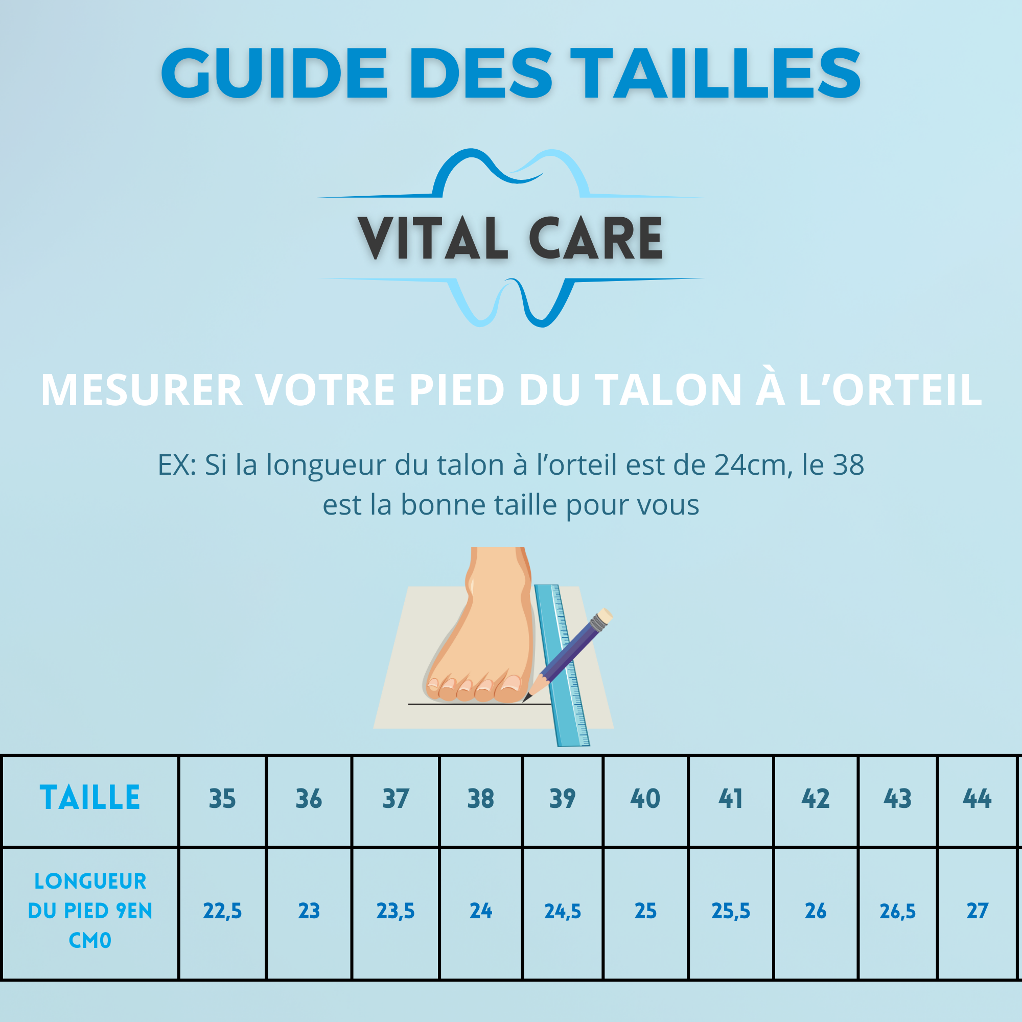 VITAL CARE | Chaussettes orthopédiques pour un confort quotidien