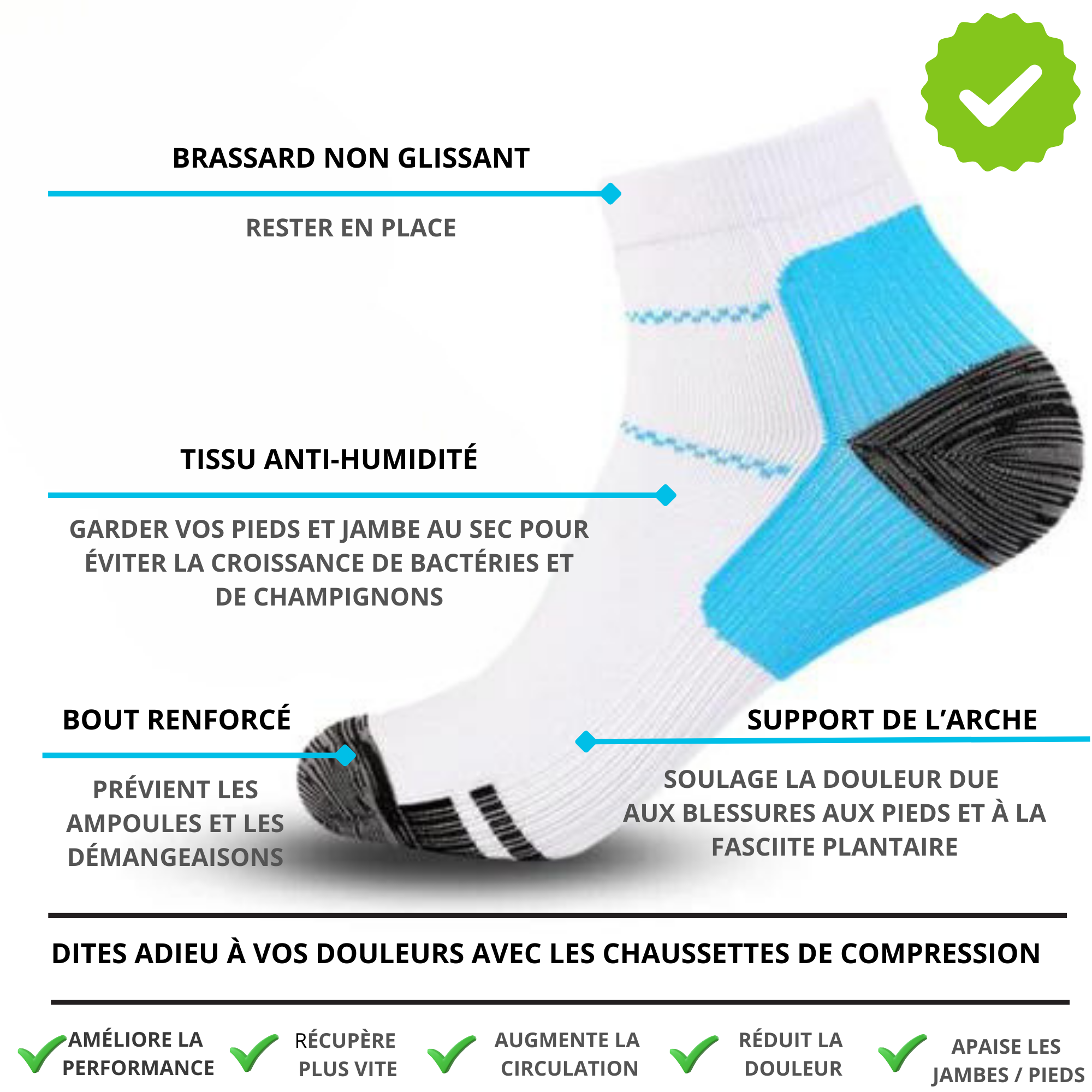 VITAL CARE | Chaussettes orthopédiques pour un confort quotidien
