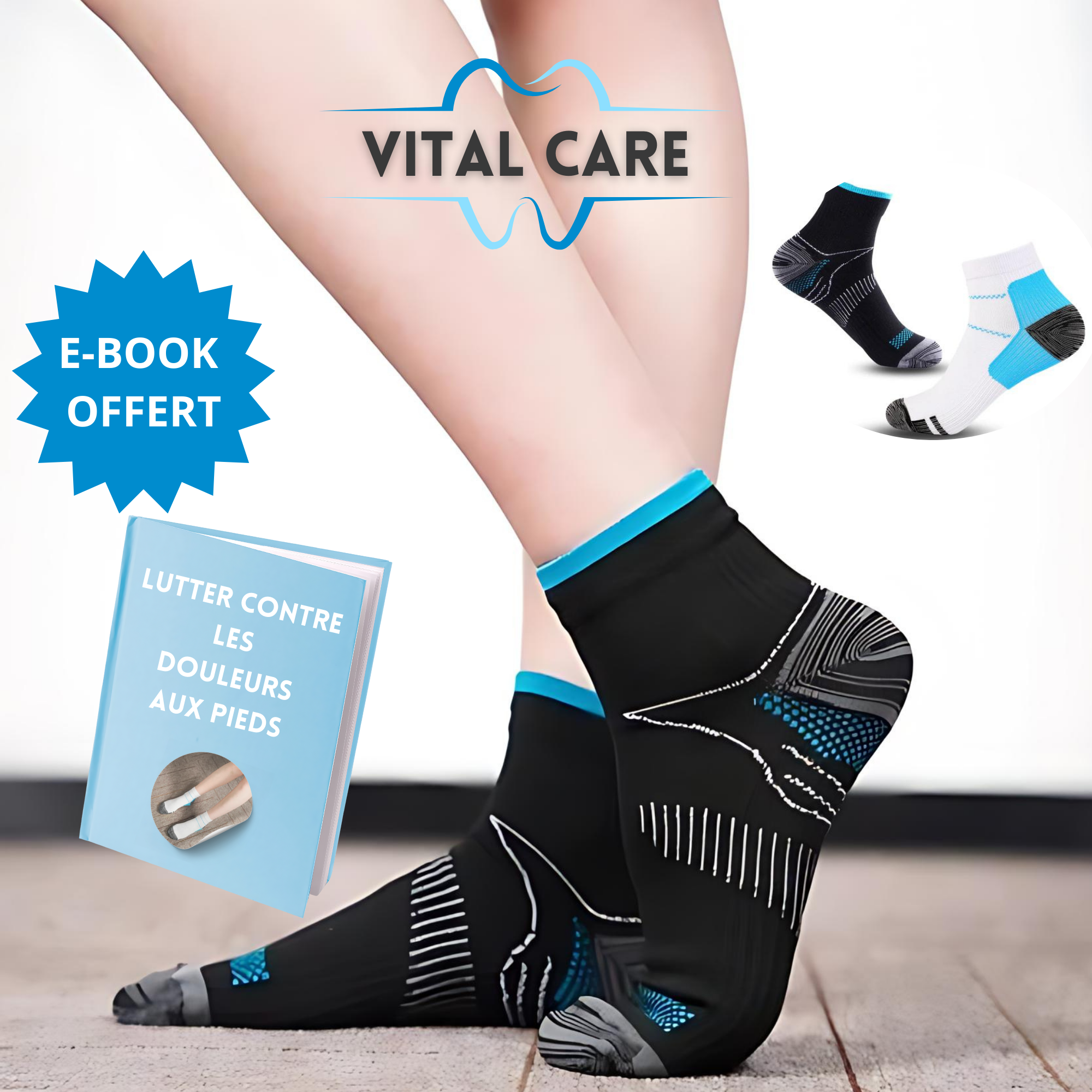 VITAL CARE | Chaussettes orthopédiques pour un confort quotidien