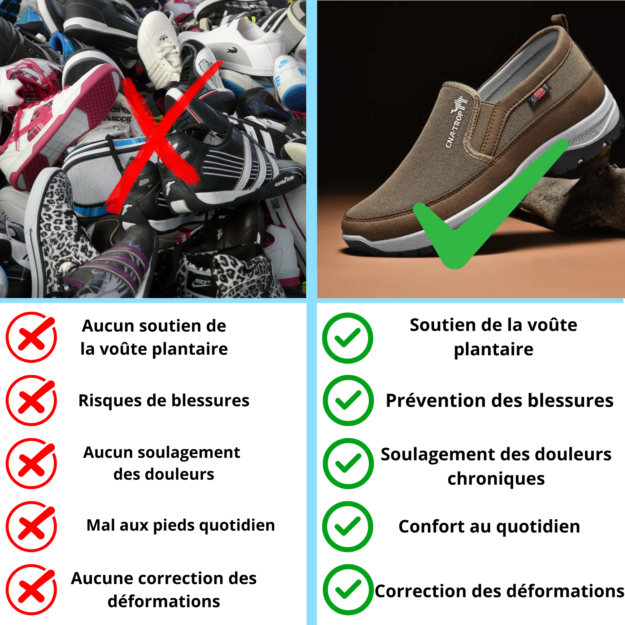 VITAL CARE | Chaussures orthopédiques pour un confort quotidien